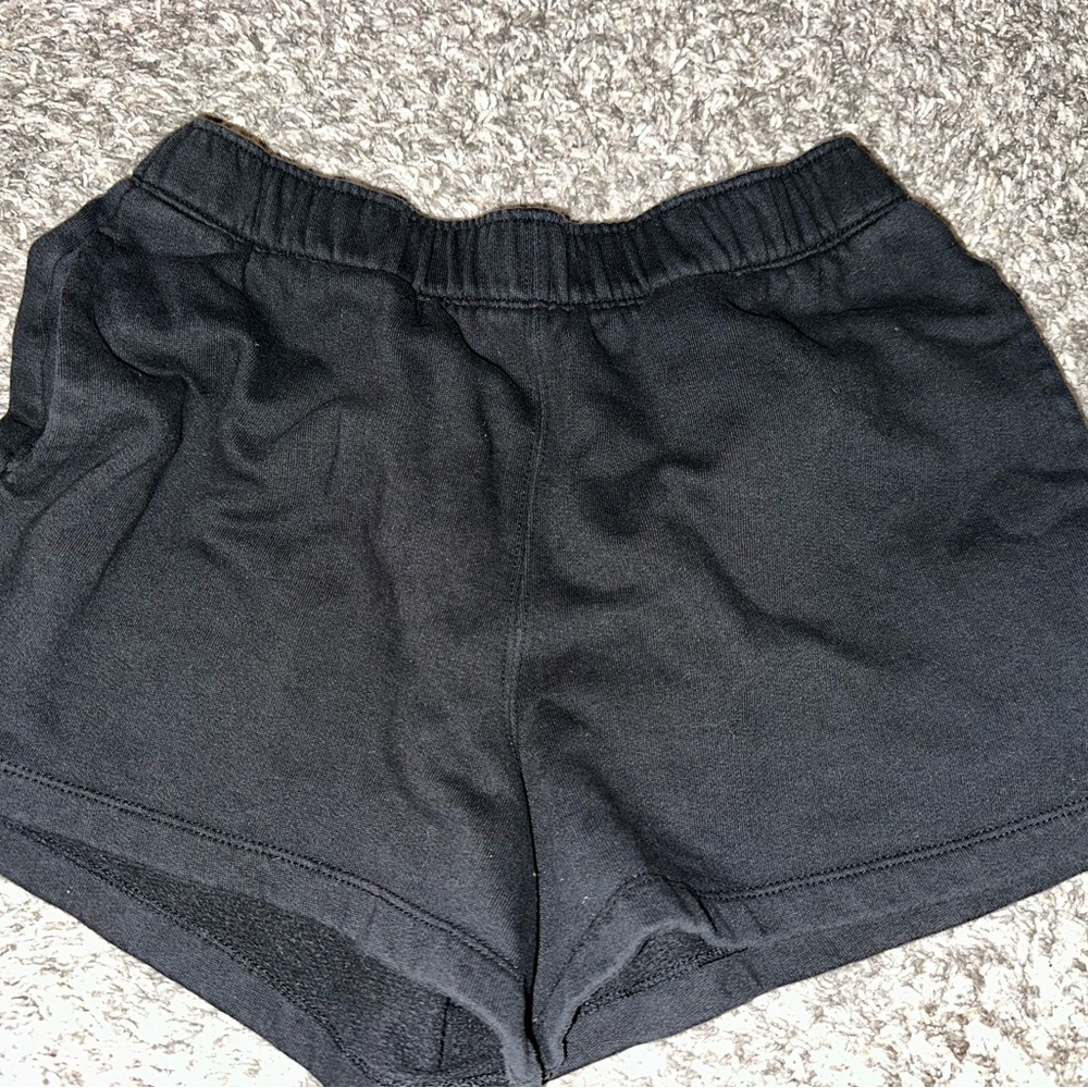 Hollister Black Athletic Shorts with Elastic Waistband